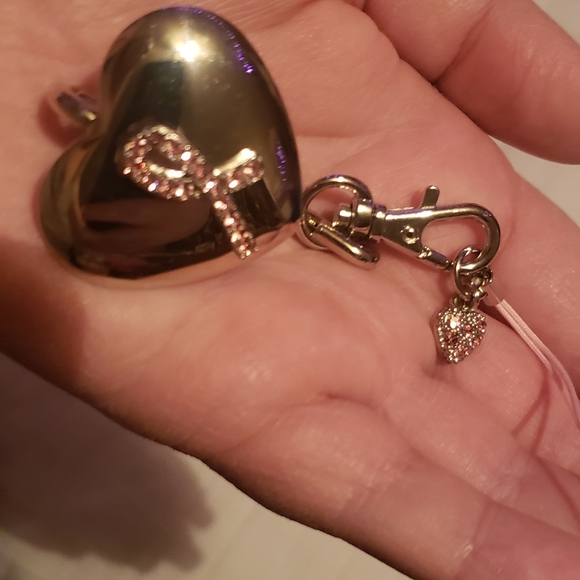 VINTAGE Breast Cancer Purse Holder Pink Rhinestone - Picture 2 of 9